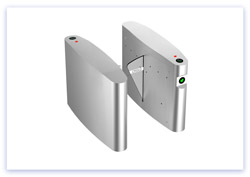 Flap barrier turnstile