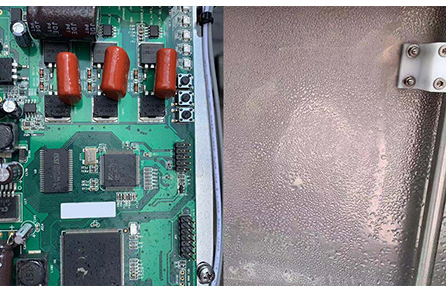 当温差大时，闸机的敌人“凝露”也会出现